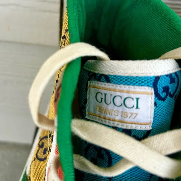 Gucci Multicolor High-Top Sneakers - Picture 3 of 11